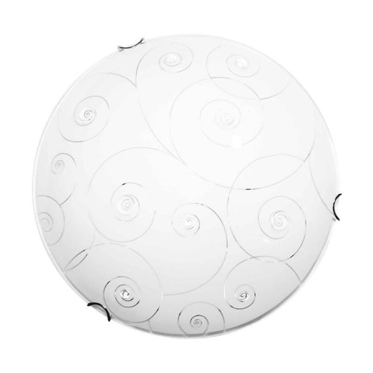 SPOT Light loftlampe 1xLED 18W i harmonisk hvid med klassisk design fra polsk producent, 1 stk.