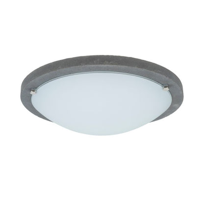 SPOT Light loftlampe 1xLED 18W klassisk kombination af grå beton og hvidt glas, polsk producent, 1 stk.