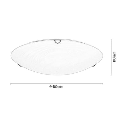 SPOT Light loftlampe 1xLED 18W subtil hvid i klassisk komposition fra polsk producent, 1 stk.