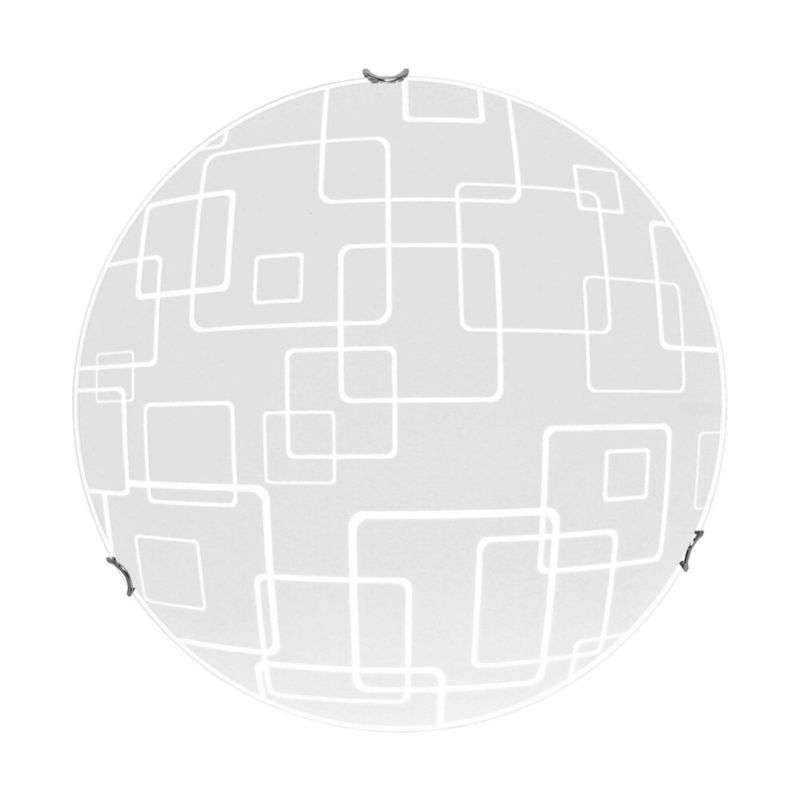 SPOT Light loftlampe 1xLED 18W – subtil kombination af krom og hvid fra polsk producent, 1 stk.