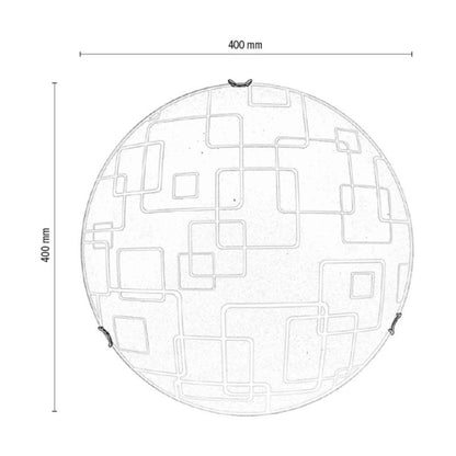 SPOT Light loftlampe 1xLED 18W – subtil kombination af krom og hvid fra polsk producent, 1 stk.