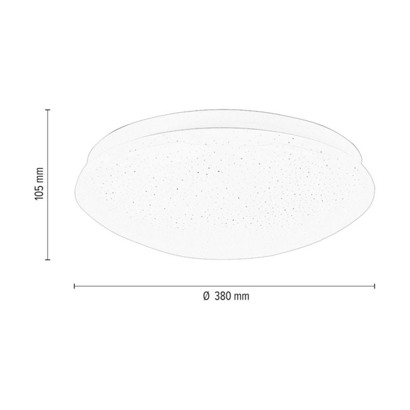 SPOT Light loftlampe 1xLED 20W klassisk hvid fra polsk producent, 1 stk.