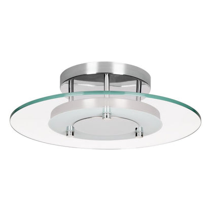 SPOT Light loftlampe 1xLED 22W kombination af krom og transparent glas, polsk producent, 1 stk.
