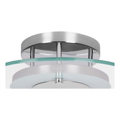 SPOT Light loftlampe 1xLED 22W kombination af krom og transparent glas, polsk producent, 1 stk.