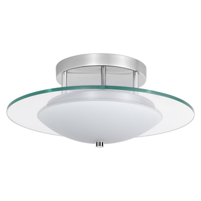 SPOT Light loftlampe 1xLED 22W med krom og transparent glas, polsk producent, 1 stk.