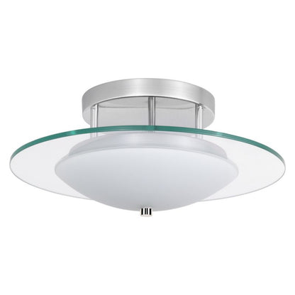 SPOT Light loftlampe 1xLED 22W med krom og transparent glas, polsk producent, 1 stk.