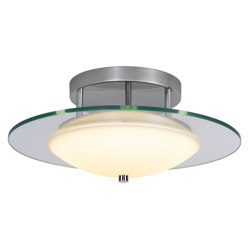 SPOT Light loftlampe 1xLED 22W med krom og transparent glas, polsk producent, 1 stk.