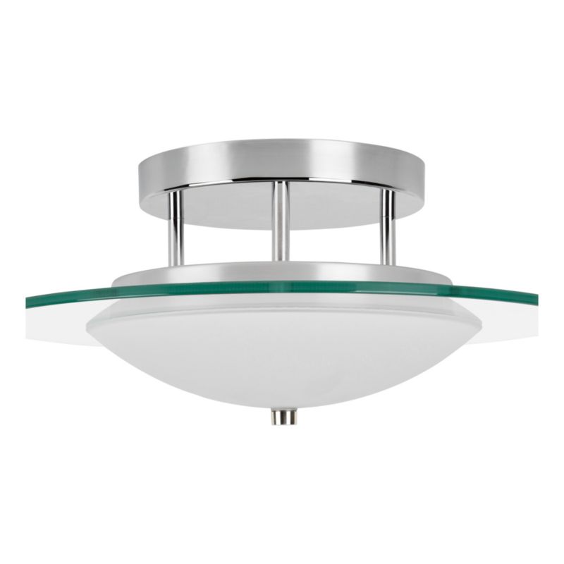 SPOT Light loftlampe 1xLED 22W med krom og transparent glas, polsk producent, 1 stk.