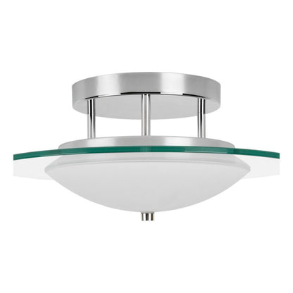 SPOT Light loftlampe 1xLED 22W med krom og transparent glas, polsk producent, 1 stk.