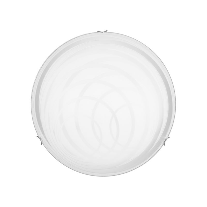 SPOT Light loftlampe 1xLED 30W hvidt glas, minimalistisk design fra polsk producent, 1 stk.