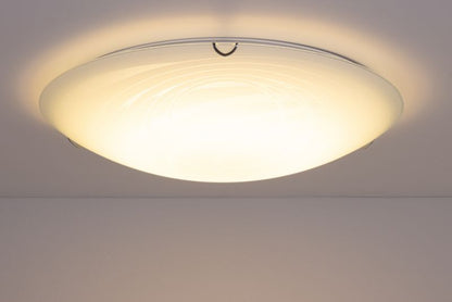 SPOT Light loftlampe 1xLED 30W hvidt glas, minimalistisk design fra polsk producent, 1 stk.