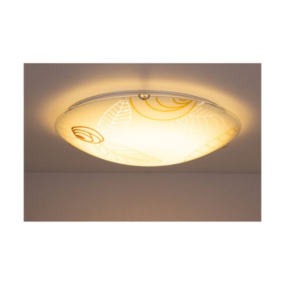 Loftlampe SPOT Light 1xLED 30W Hvidt glas med brune detaljer fra polsk producent, 1 stk.
