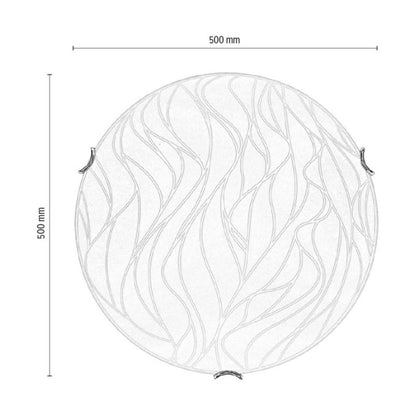 SPOT Light loftlampe 1xLED 30W elegant hvid i klassisk design fra polsk producent, 1 stk.