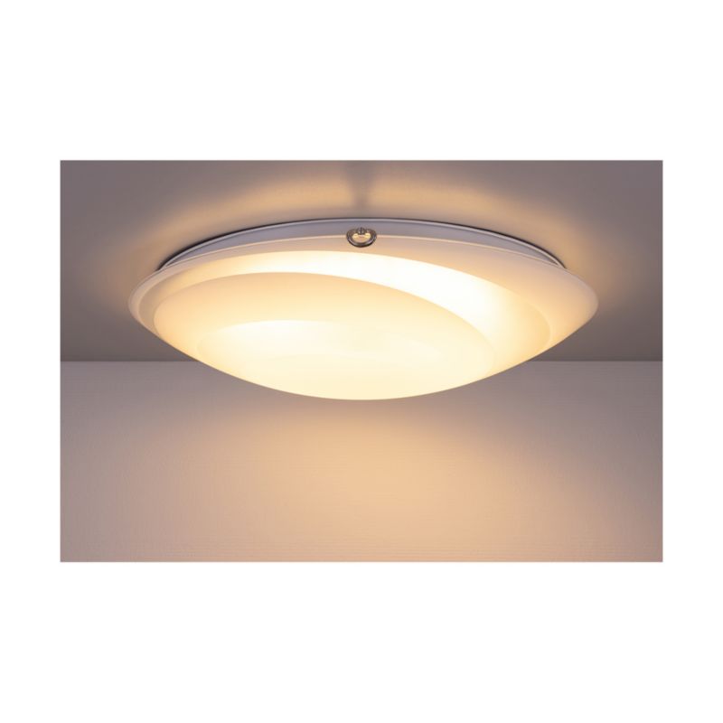 SPOT Light loftlampe 1xLED 30W i krom og hvid med klassisk design, 1 stk.