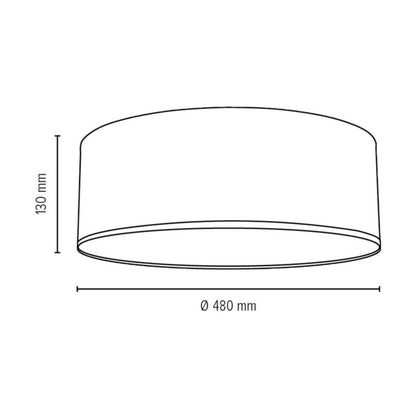 SPOT Light loftlampe 1xLED 30W flerfarvet tapet i moderne stil, polsk producent, 1 stk.