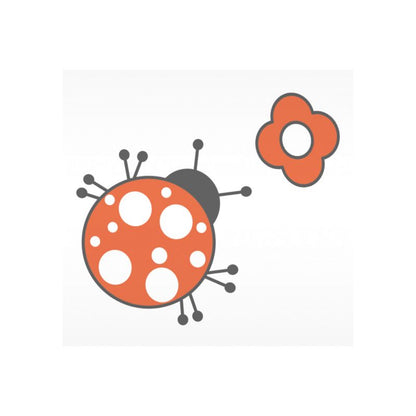 SPOT Light loftlampe 2xE27 60W hvidt glas med flerfarvet mariehønemønster, polsk producent, 1 stk.