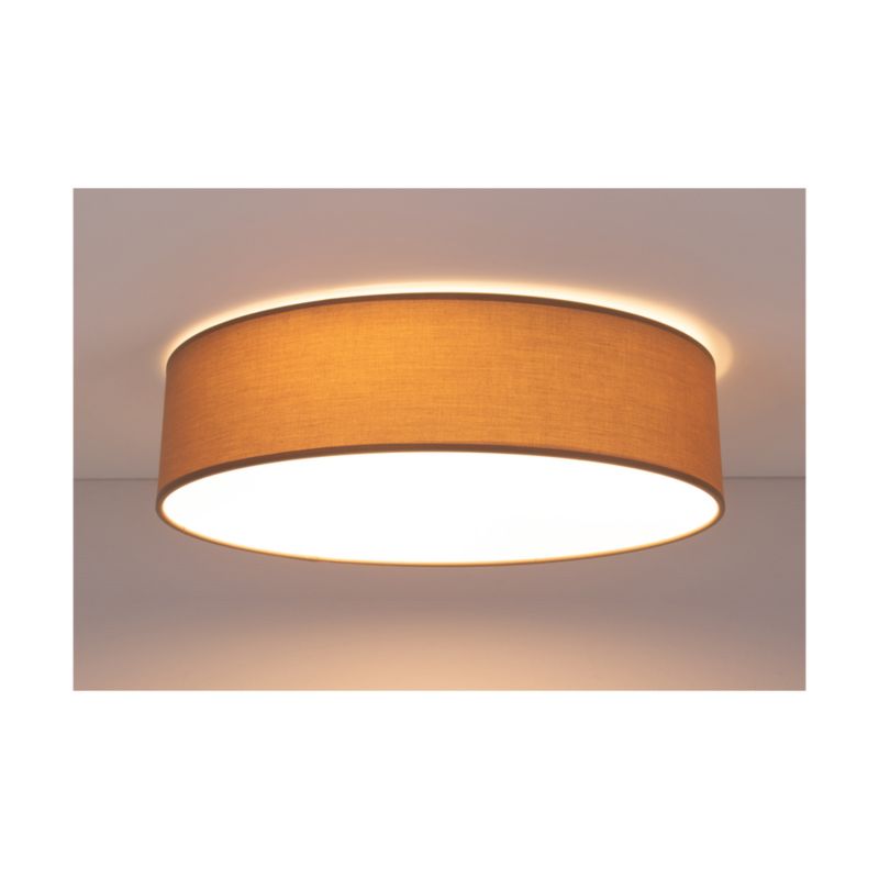 SPOT Light loftlampe 4xE27 max. 25W elegant brun stof, polsk producent, 1 stk.