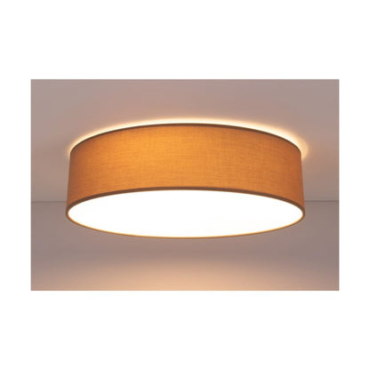 SPOT Light loftlampe 4xE27 max. 25W elegant brun stof, polsk producent, 1 stk.