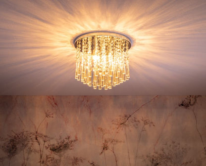 Spot Light loftlampe 4xG9 maks. 3W med unikt design, kombination af krom og transparente krystaller, 1 stk.