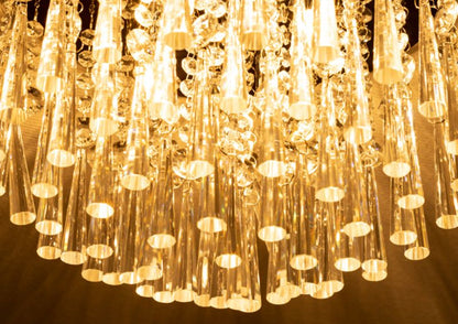 Spot Light loftlampe 4xG9 maks. 3W med unikt design, kombination af krom og transparente krystaller, 1 stk.