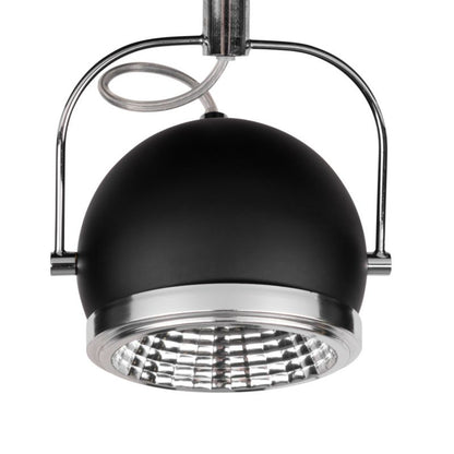 Spotlight loftlampe 4xGU10 LED 6W klassisk sort i industriel stil, polsk producent, 1 stk.