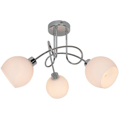 Loftslampe Vacuna 3 x E14 Krom