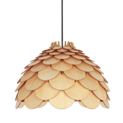 Loftslampe Burgo 5915 35 cm Lys Træ 1xE27