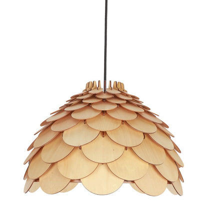 Loftslampe Burgo 5915 35 cm Lys Træ 1xE27