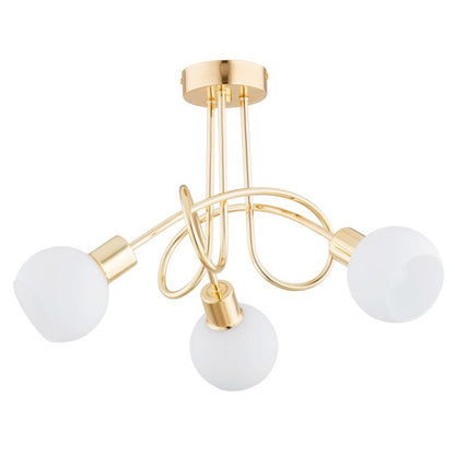 Loftslampe Lysekrone Eryka 3xE14 Guld
