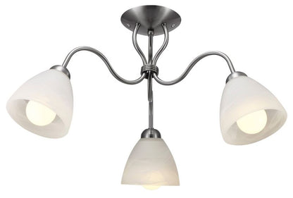 Loftslampe Lysekrone Ariel 3 x 60 W E27 Krom