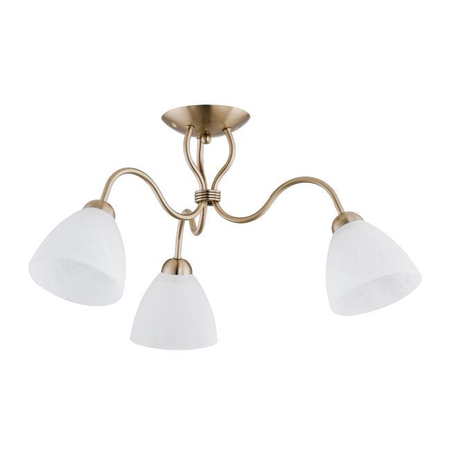 Loftslampe Lysekrone Ariel 3 x 60 W E27 Patina