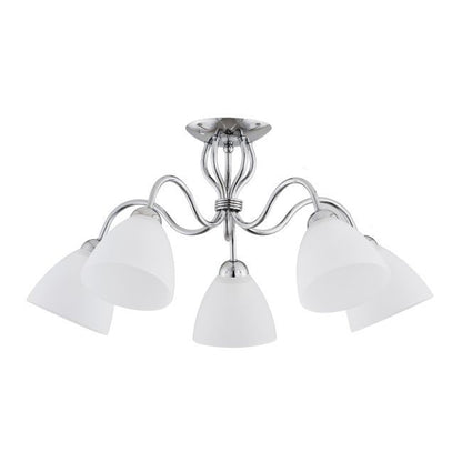 Loftslampe Lysekrone Ariel 5 x 60 W E27 Krom