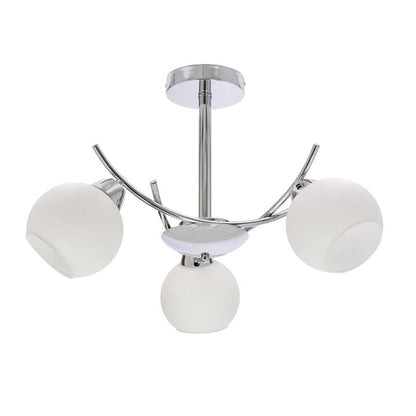 Loftslampe Amos 3xE27 Krom