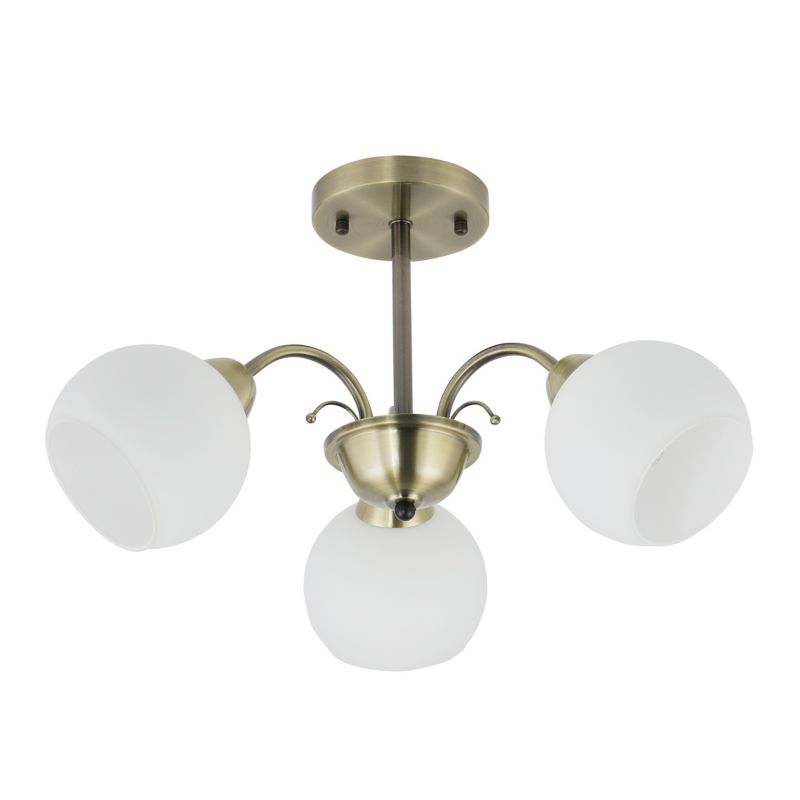 Loftslampe Lysekrone Nestor 3x E27 Patina