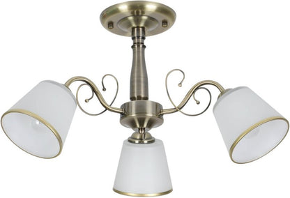Loftslampe Lysekrone Losanna 3-Punkts E14 Patina
