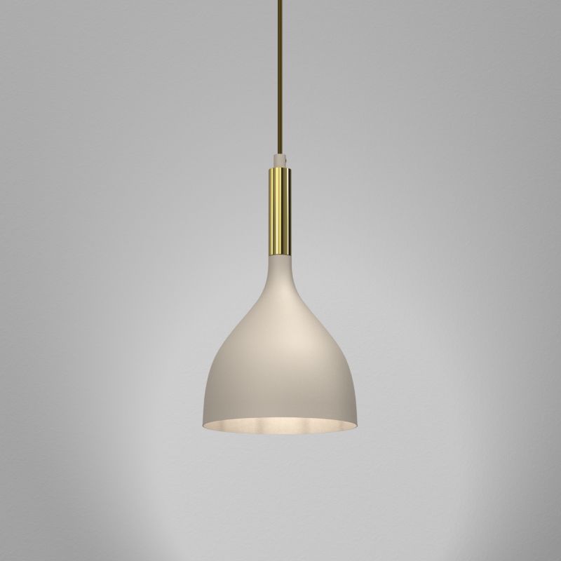 Loftslampe Lysekrone Noak 1xE27 Beige/Guld