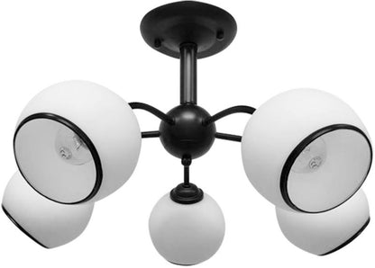 Loftslampe Marinen 5-Punkts E27 Sort