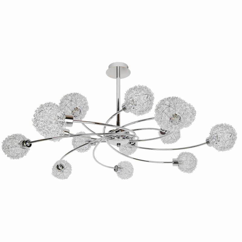 Loftslampe Caelus 14 x G9 Krom