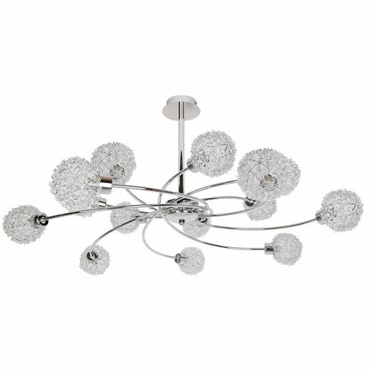 Loftslampe Caelus 14 x G9 Krom