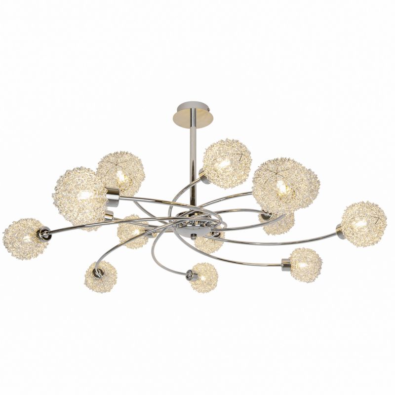 Loftslampe Caelus 14 x G9 Krom