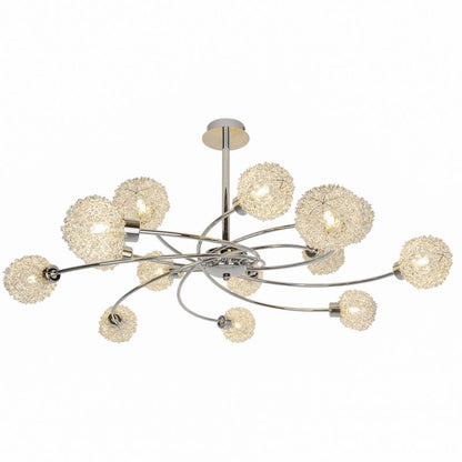 Loftslampe Caelus 14 x G9 Krom