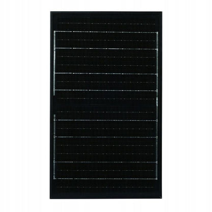 Germina 100W solcellet LED-gadelampe med fjernbetjening og stolpe - komplet sæt