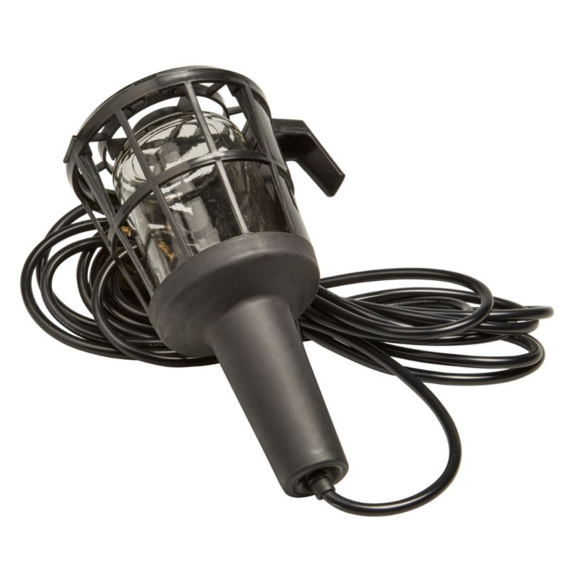 Værkstedslampe 1 x 60 W E27 med 5 m ledning
