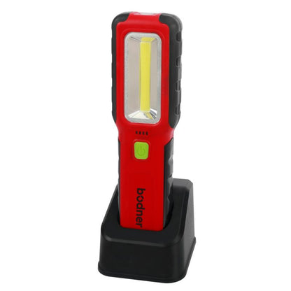 LED Arbejdslampe Genopladelig 8W Rød-Sort