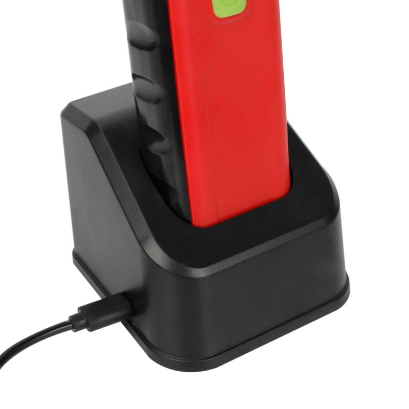 LED Arbejdslampe Genopladelig 8W Rød-Sort