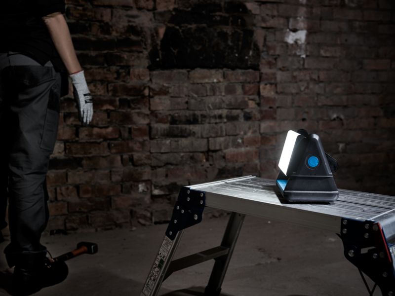 Værkstedslampe 1000 lm IP54 Sort