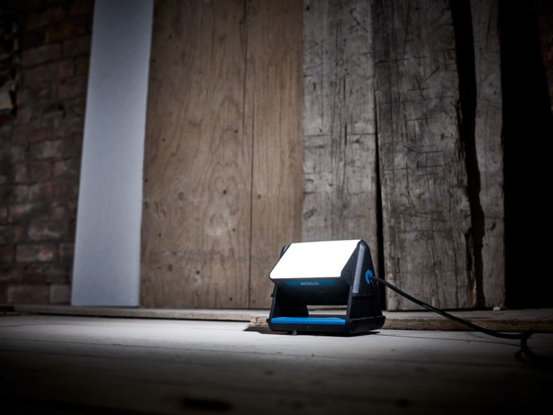 Værkstedslampe 1000 lm IP54 Sort