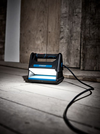Værkstedslampe 1000 lm IP54 Sort
