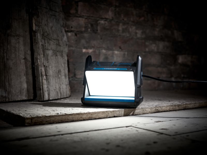 Værkstedslampe 1000 lm IP54 Sort