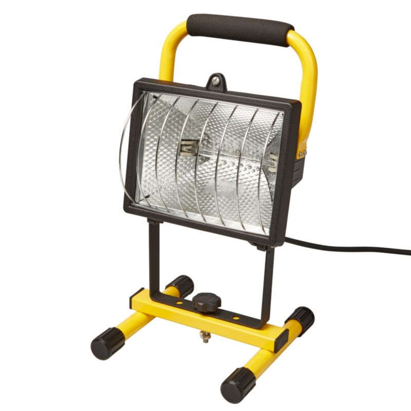 Halogen Arbejdslampe 400 W Gul-Sort